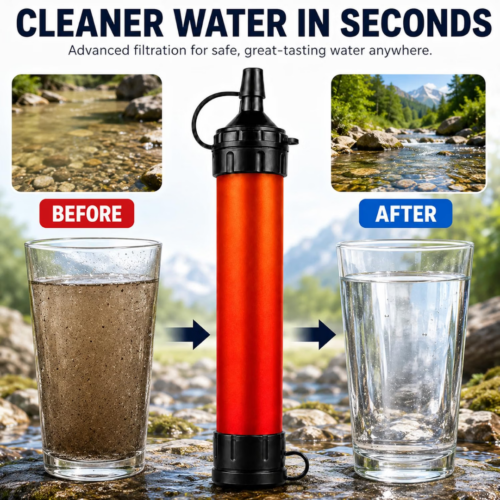 PureFlow Emergency Water Filter Straw (Upgraded Version) - Official Retailer