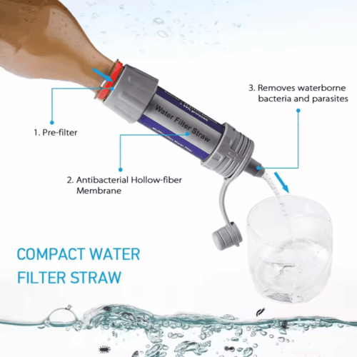 PureFlow Emergency Water Filter Straw (Upgraded Version [year]) - Official Retailer